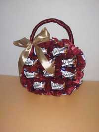 Букет из конфет "Женская сумочка". Букет з цукерок