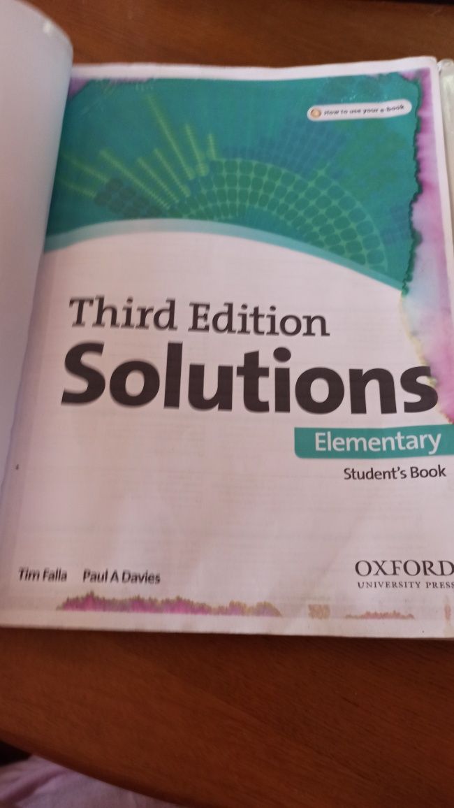 Підручників зошит з англійської Third edition solutions elementalry