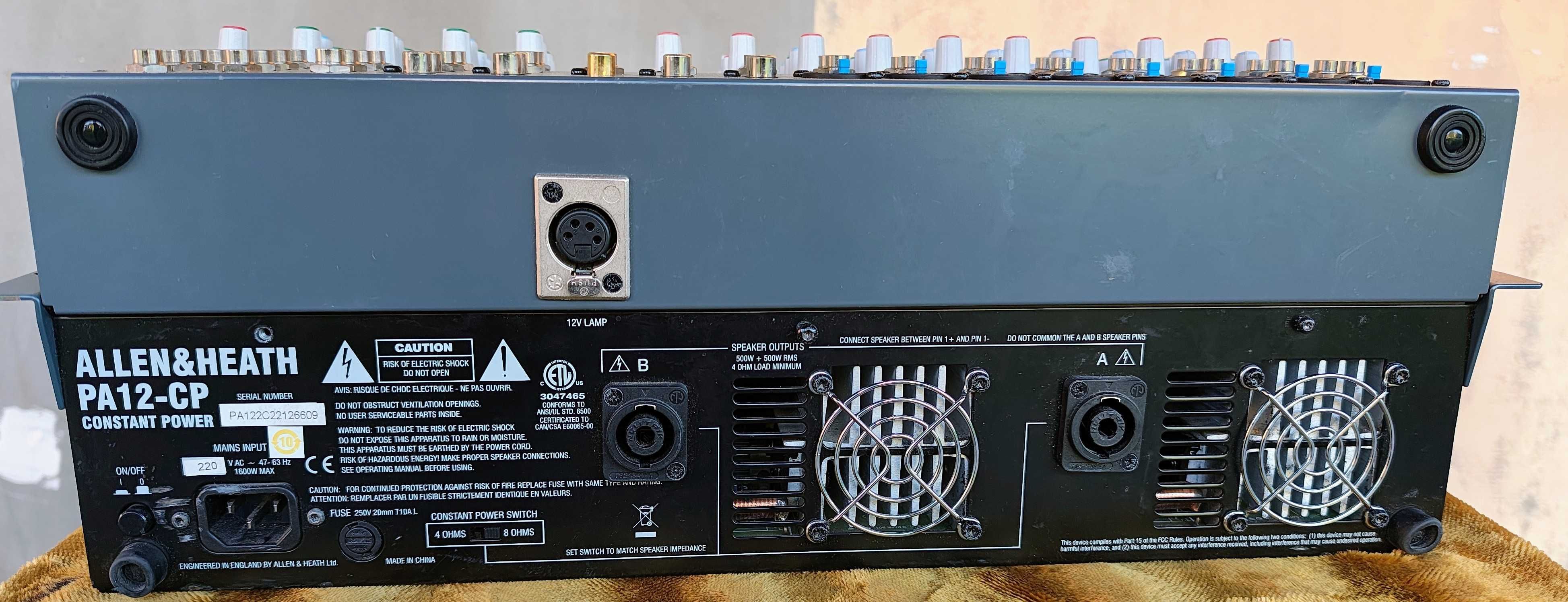 Dynacord C 150 na Electro-voice,Power-mixer Allen&Heath.