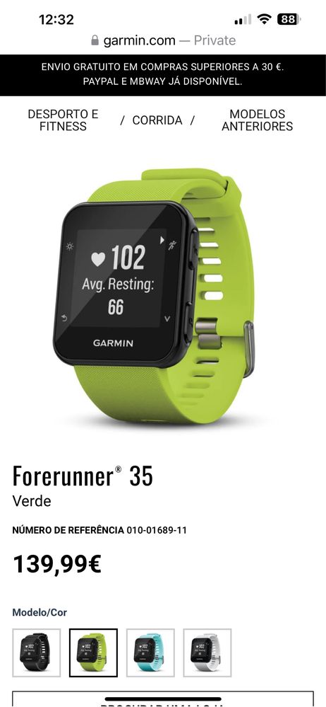 Garmin Forerunner 35