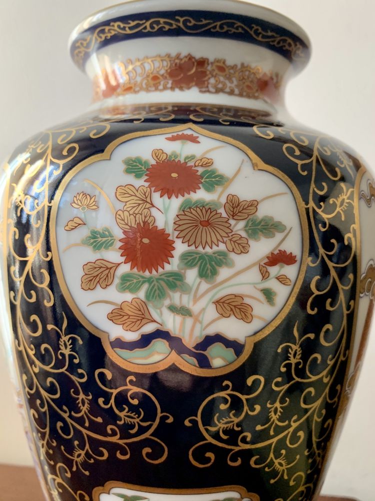 Vaso do Dragão Imari,Porcelana Oriental c/Certificado,Arte Perfeita