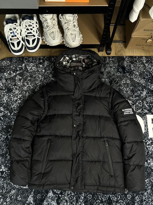 Пуховик Burberry London / Пуховик Барбери Лондон / Пуховик Барбери