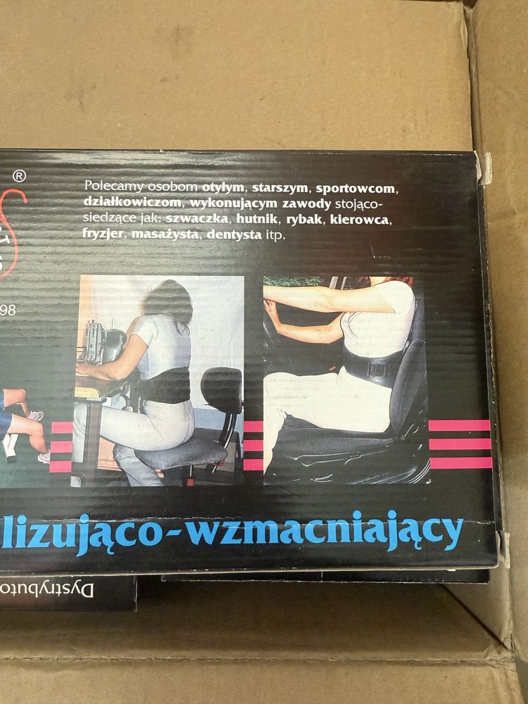 Pas stabilizujaco wzmacniający plecy i kręgosłup