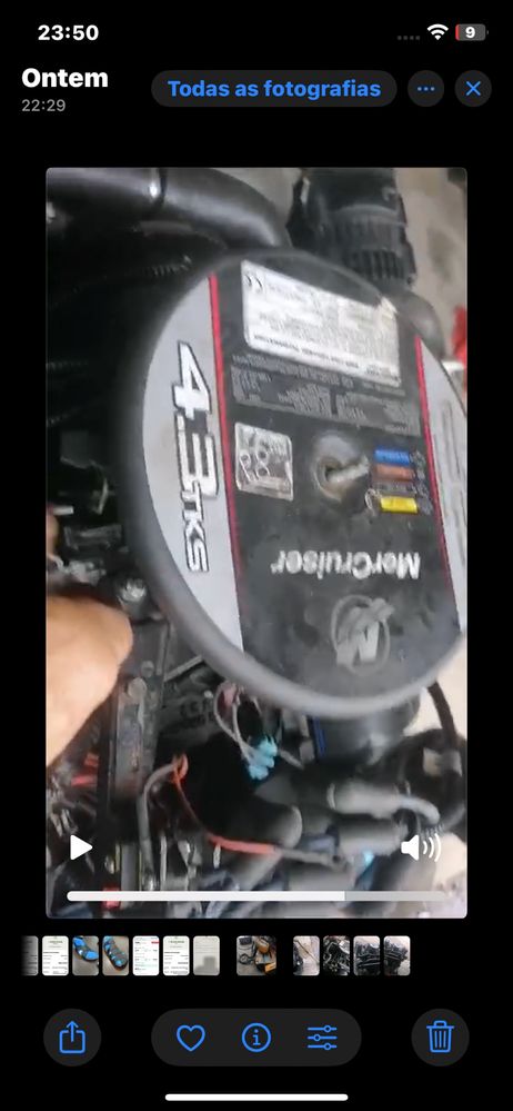 Motor para barco  mercruiser  4.3 v6 impecavel