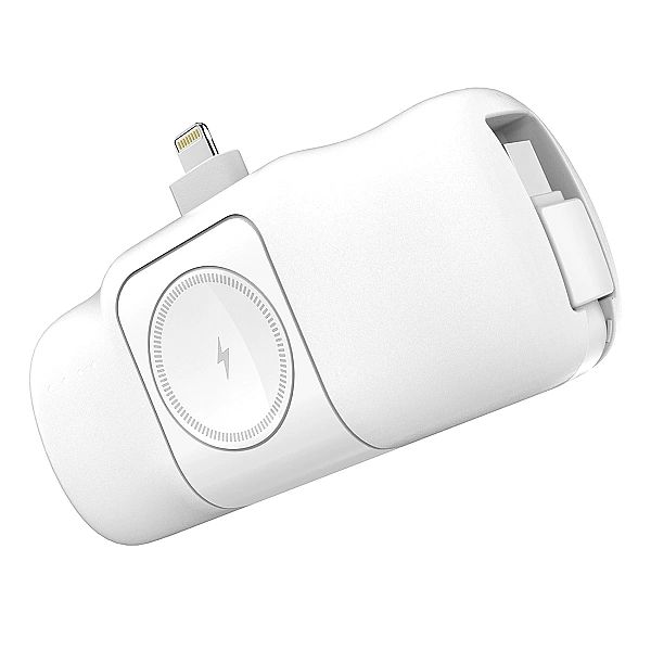 Mini powerbank Wozinsky WF16-YLS 5000mAh 15W Lightning z wbudowanym ka