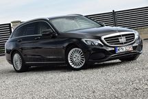 Mercedes C 350 E 300KM Navi Kamera Led Pół-Skóra Gwarancja