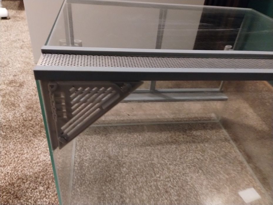 Terrarium szklane 40×30×30 z otwieranymi drzwiczkami