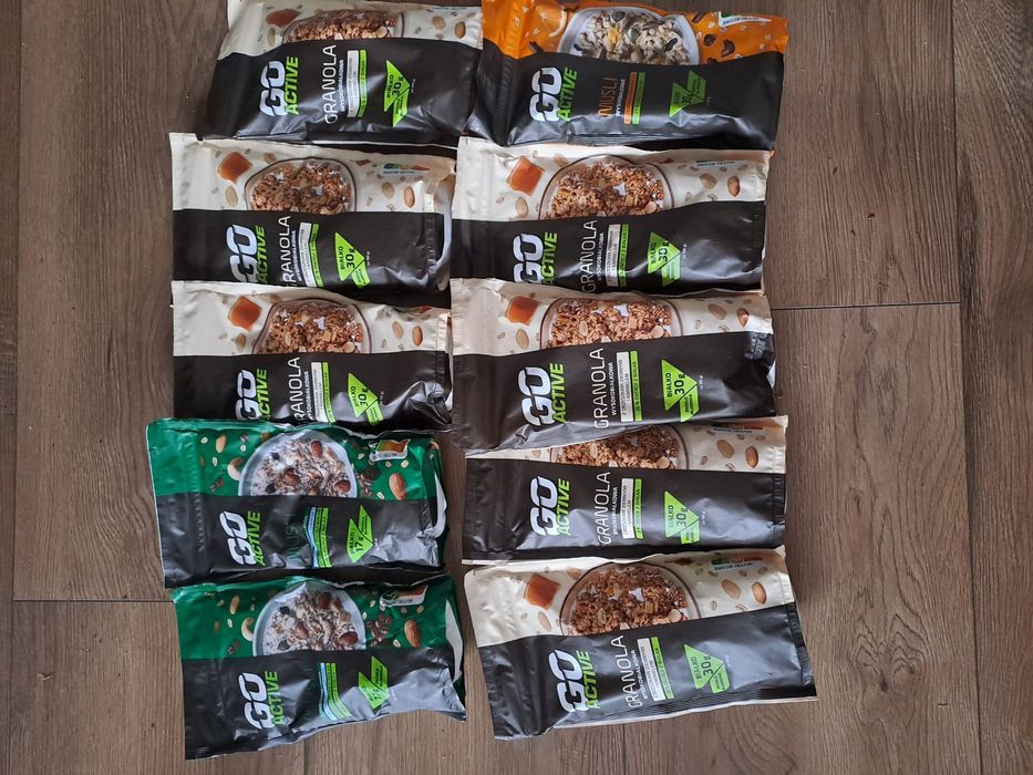 10 opakowań granola activ go