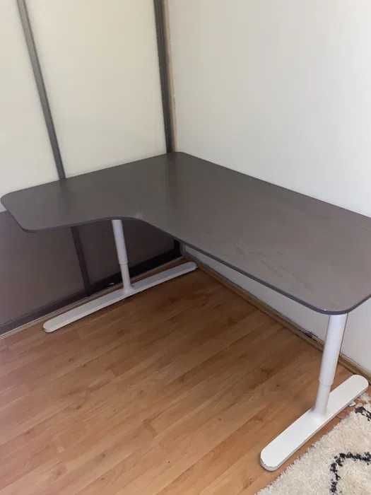 Biurko IKEA Bekant narożne Prawe r.160x110 cm -dostawa gratis