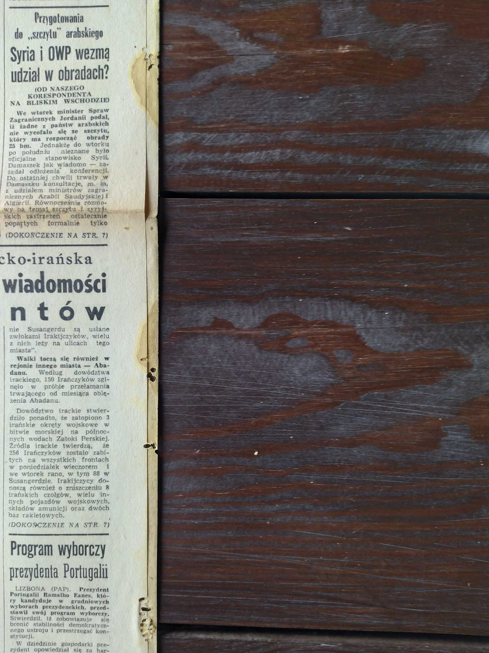 Gazeta TRYBUNA LUDU Nr 277 (11285), 20 XI 1980r. PRL