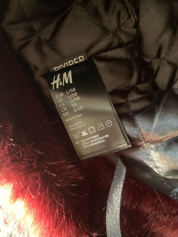 Futerkowa czapka H&M