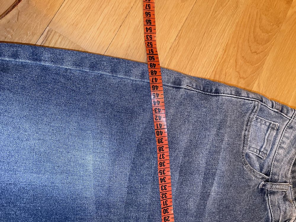 Spodnie jeansowe wysoki stan S