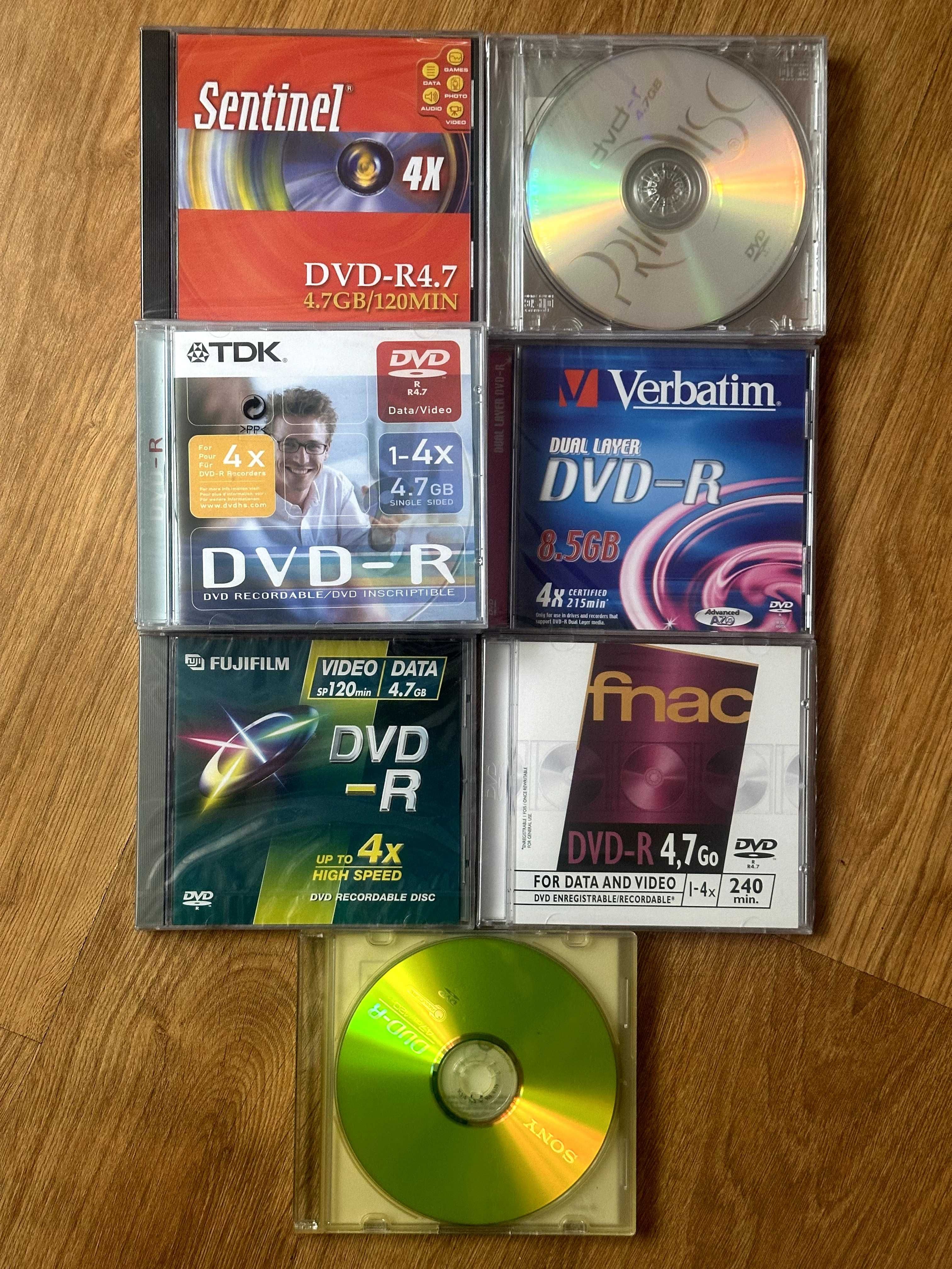 15 DVD-R 4.7GB Novos