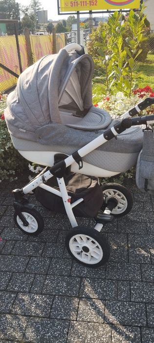 Wózek Adamex fotelik Cybex kpl  4w1 KOMIS NW