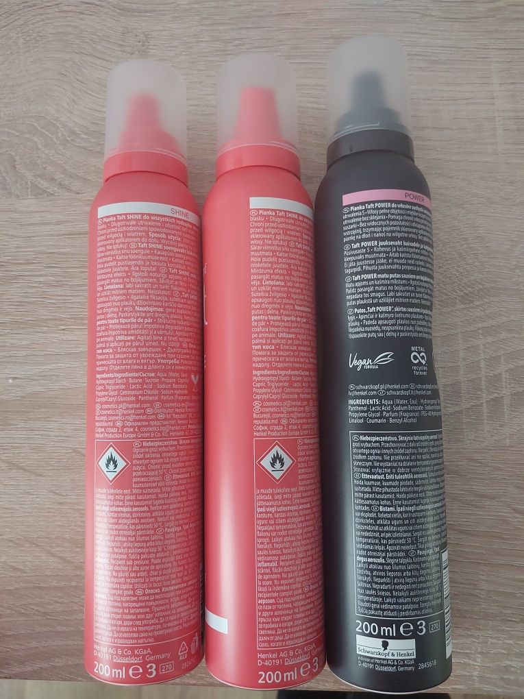 Schwarzkopf taft Pianki do włosów