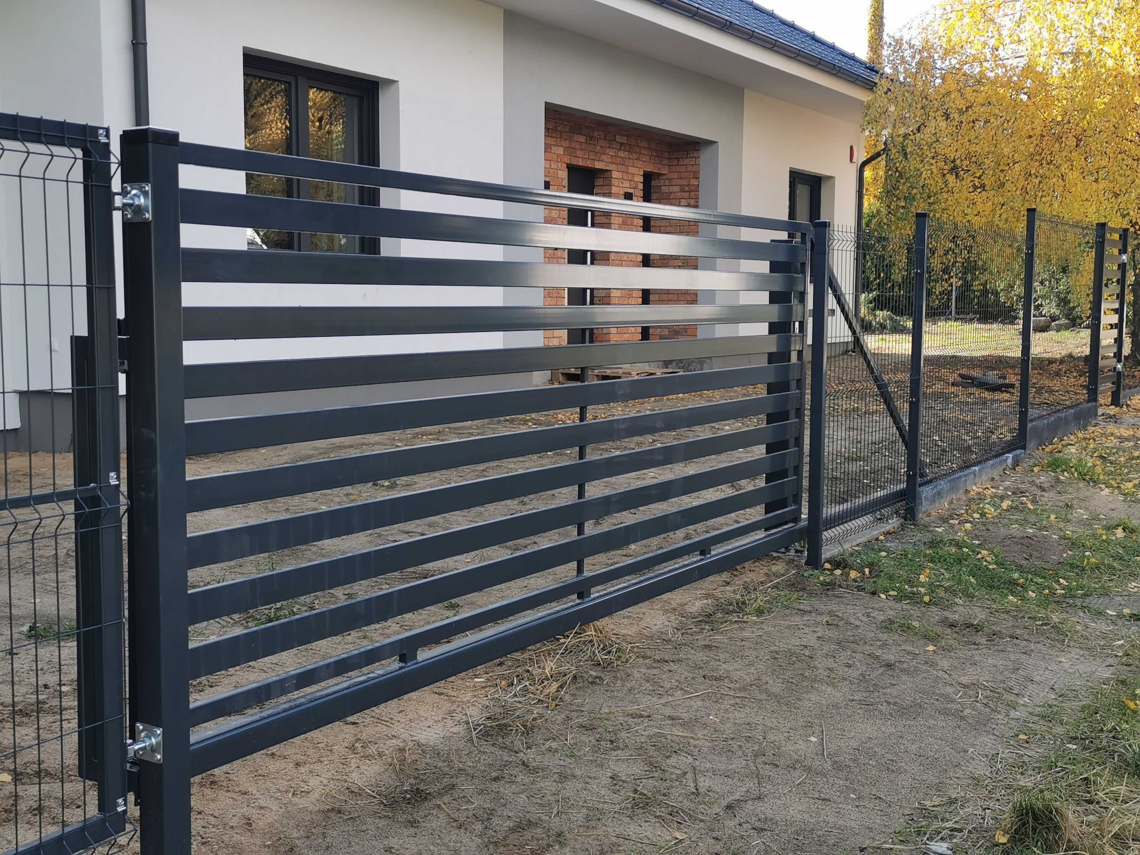 PRODUCENT Ogrodzenie na miarę, projekt *Smeder Design*, brama, płot