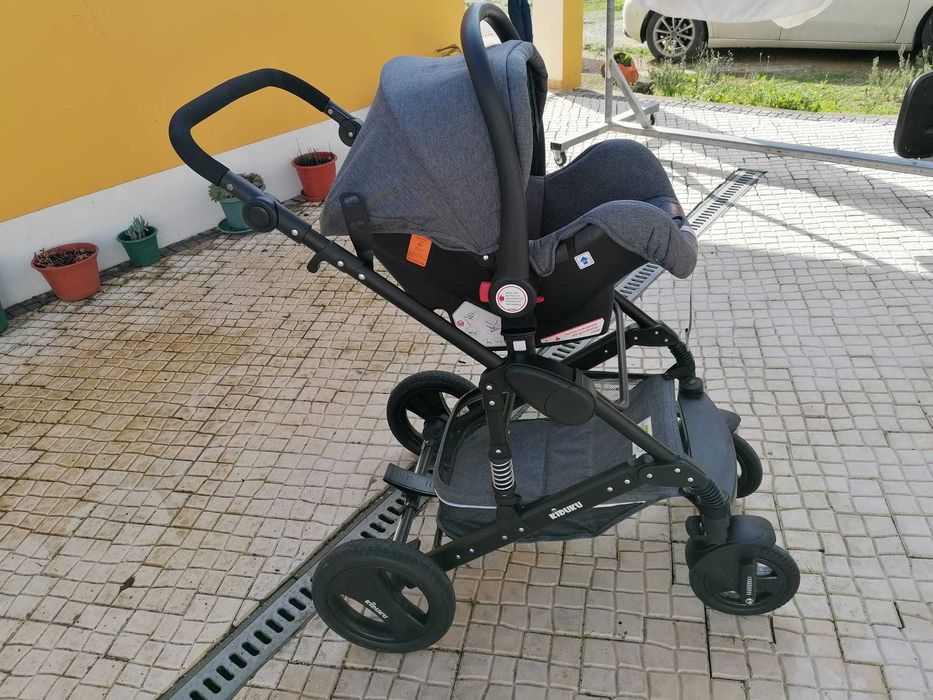 Carrinho de bebé 3 em 1: KIDUKU