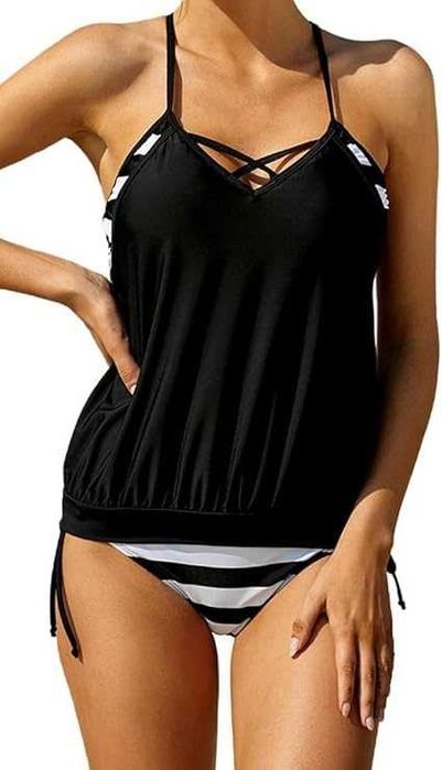 Nowy strój kąpielowy / kostium/ koszulka /majtki/ tankini !XXL! !4101!