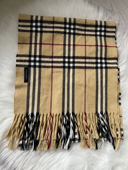 Szal w krate kratke burberry