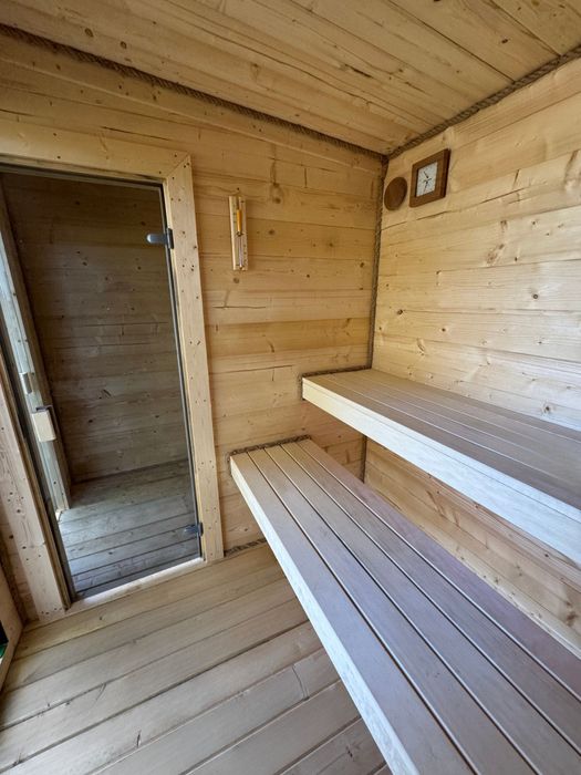 Sauna Ogrodowa 2-6 os Piec Narvi Wysoka Jakość nie jak beczka