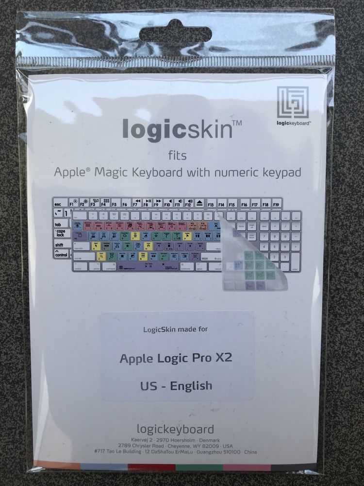 Logicskin MAC Logic Pro X2 (us, Apple Magic) LS-LOGXP2-MGFS-US