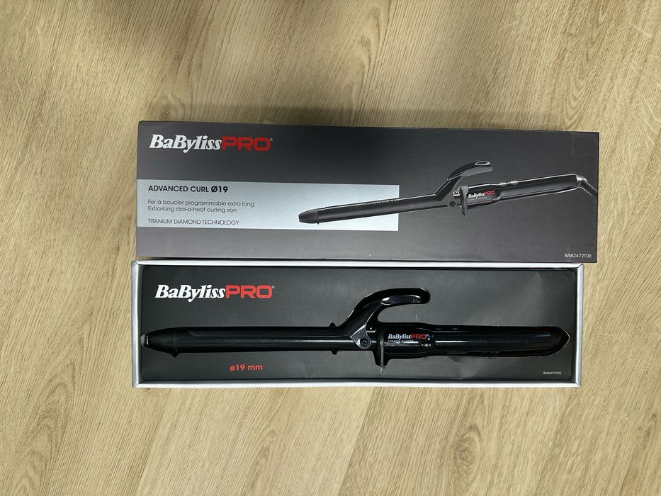Професійна плойка Babyliss Pro Titanium Diamond BAB2472TDE 19мм