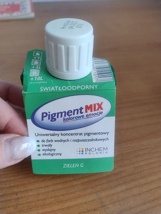 Farba zielony pigment