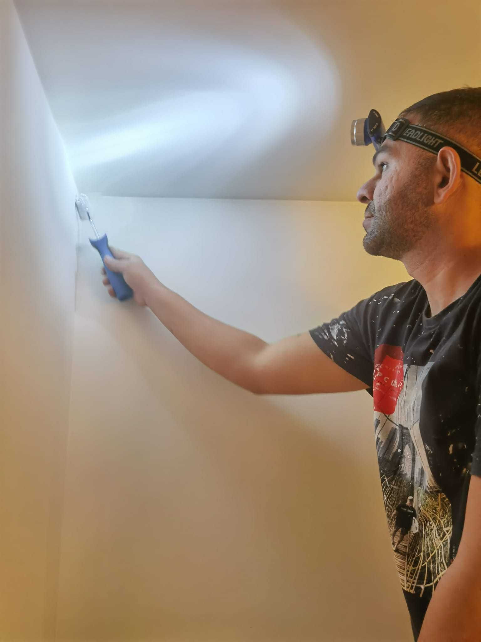 Pinturas interiores e impermeabilização