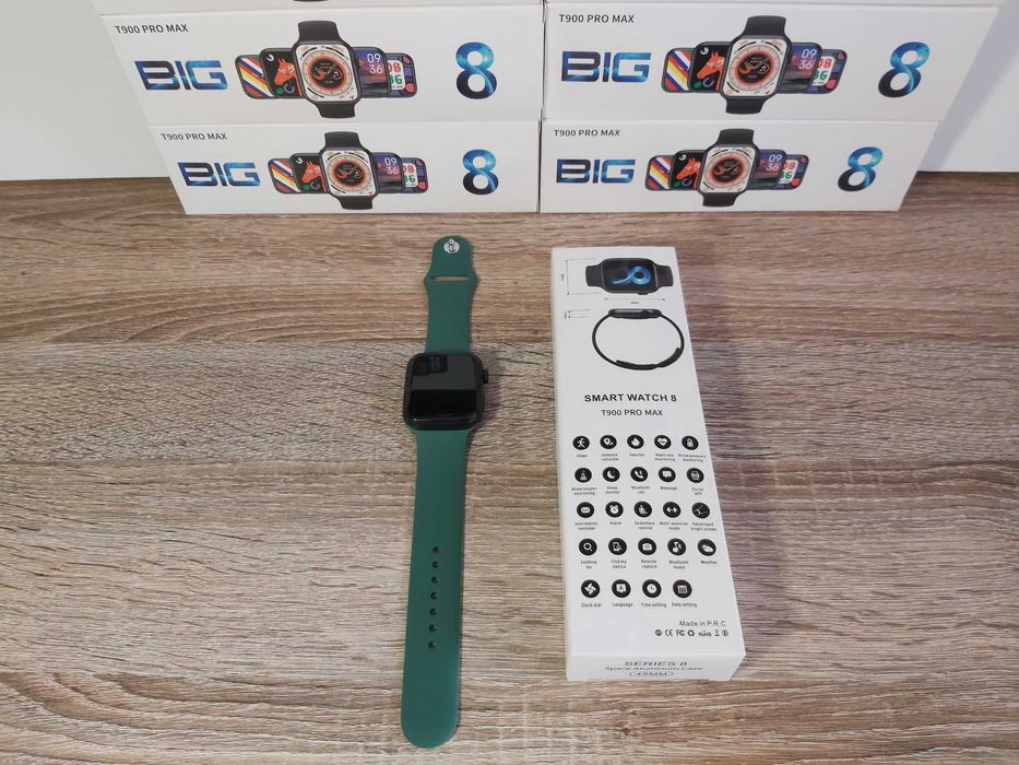 Smartwatch T900 Pro Max Series 8 zielony