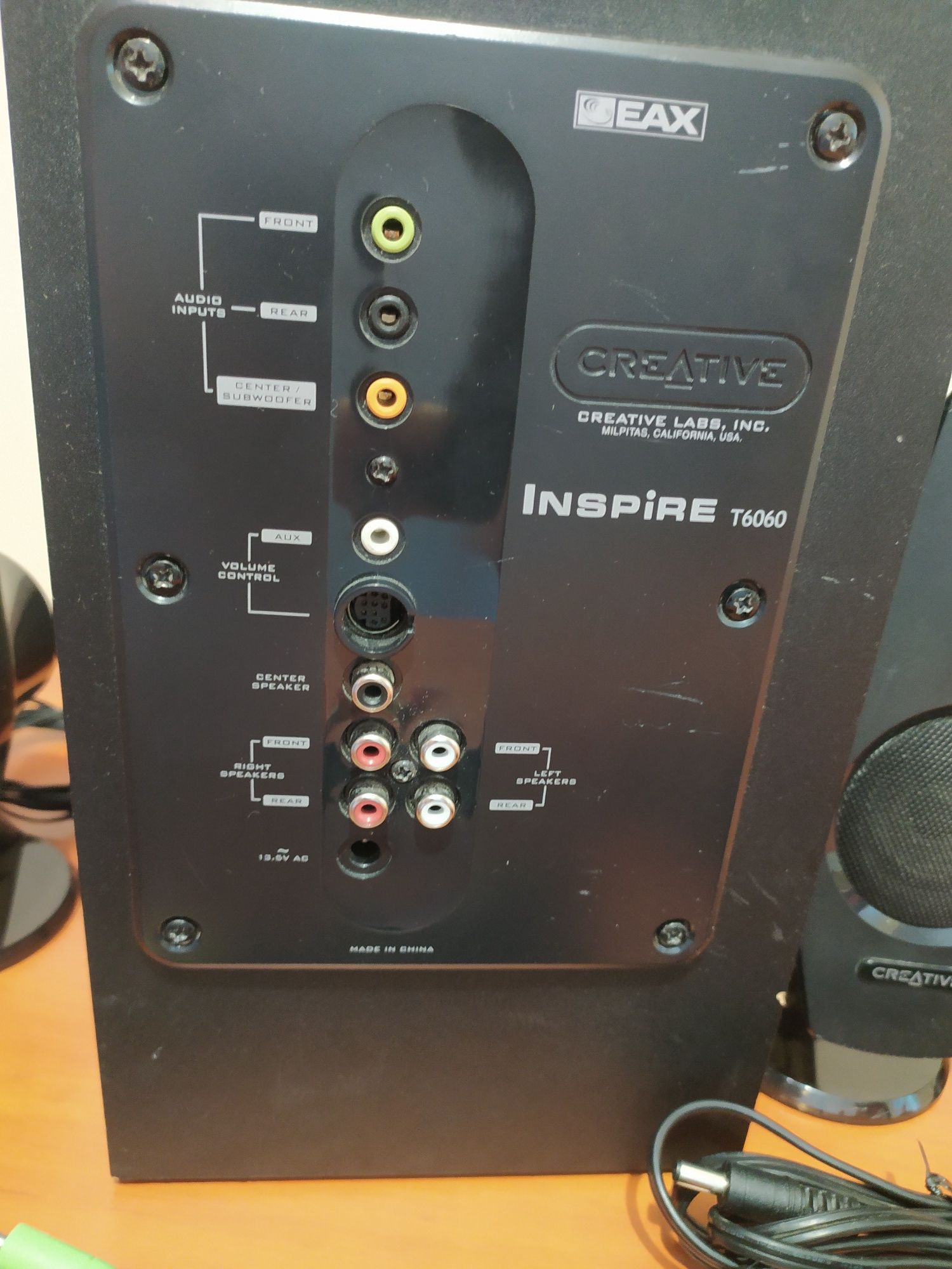 Акустика система 5.1 creative inspire t6060 колонки