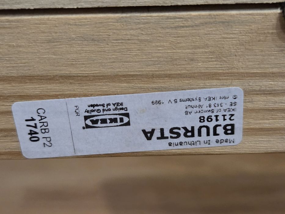 Stół BJURSTA IKEA rozkładan + plus krzesła VISTABELLA