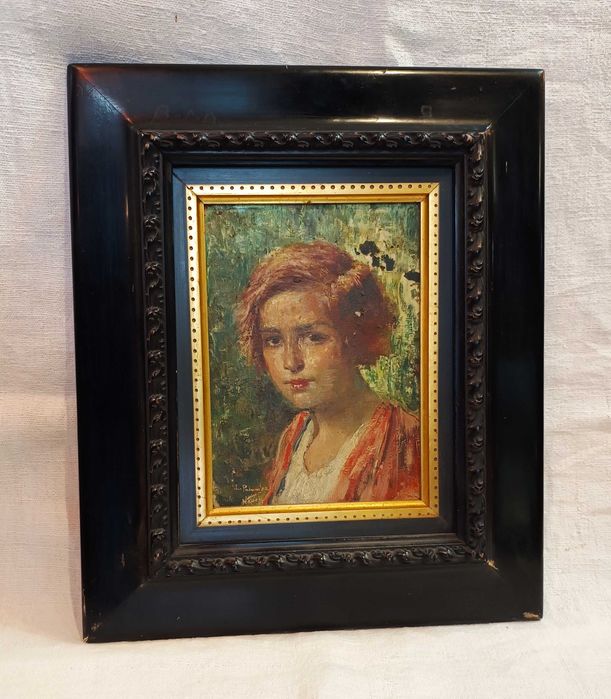 Quadro Óleo Sobre Madeira Luigi Palumbo