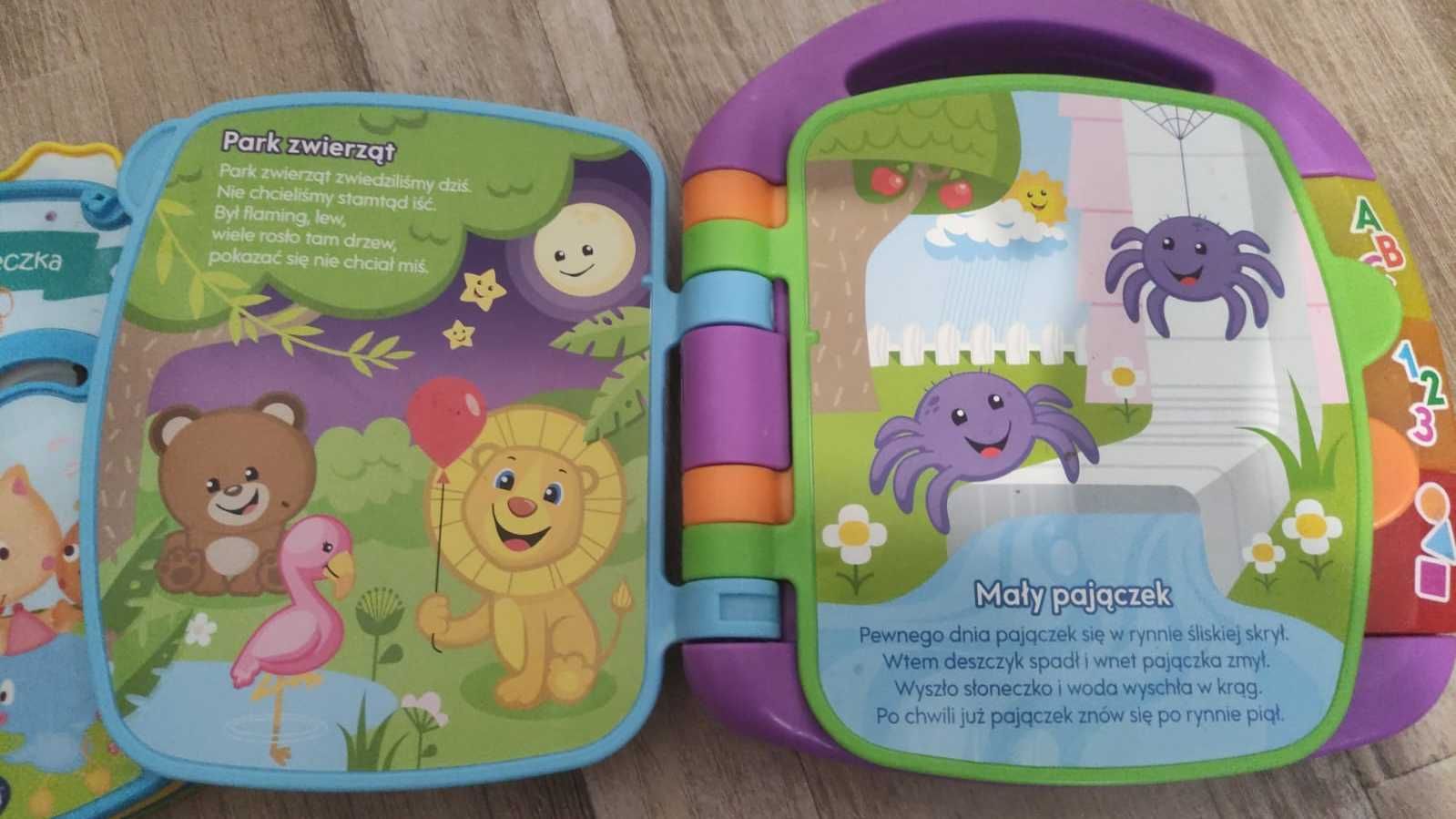 2 szt. Książeczka Bajeczka Vtech + FisherPrice Książeczka interaktywna