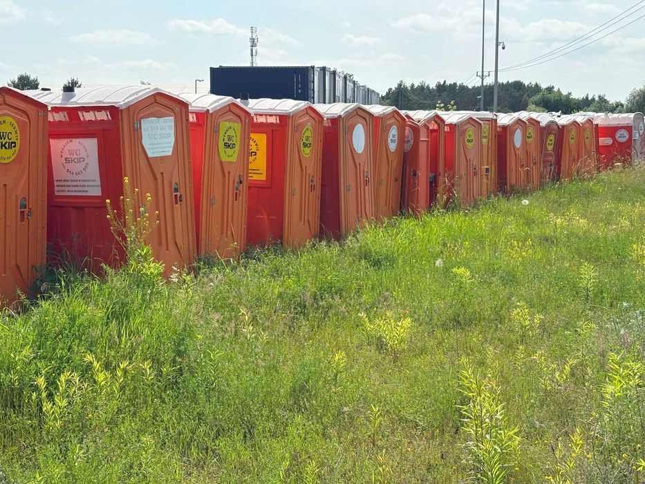 Toaleta przenośna - dostępne 700 sztuk