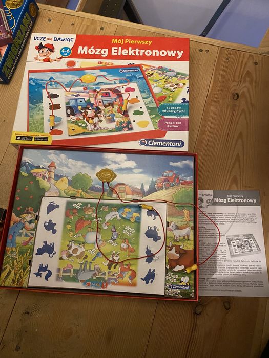 Mózg elektronowy clementoni zabawka interaktywna