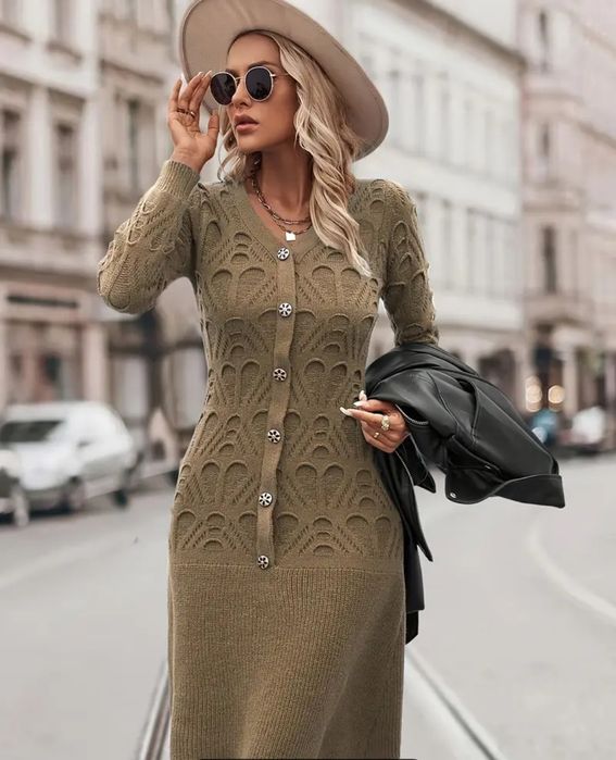 Жіноча тепла сукня нова
