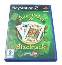 Video Poker & Blackjack PS2 PlayStation 2