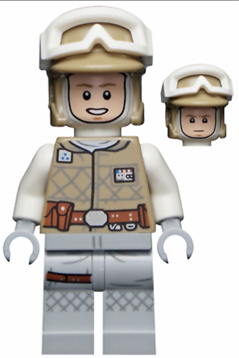 Lego star wars Luke Sywalker Hoth MISSPRINT