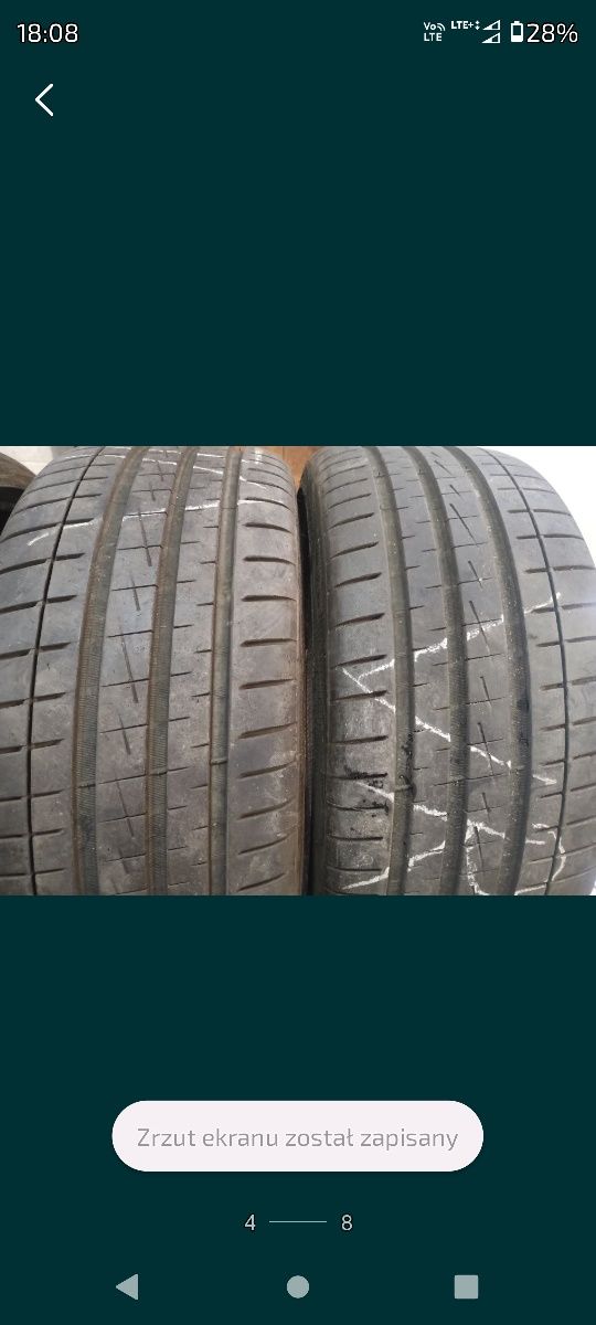 225/35R19 opony letnie 2szt vredestein