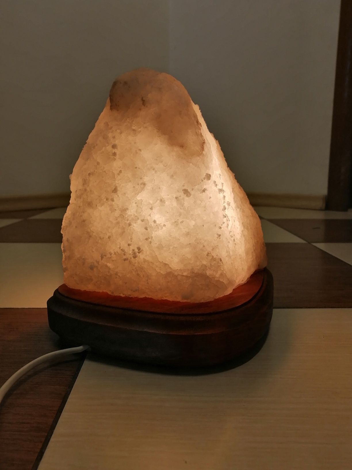 Лампа соляна нічник-скеля