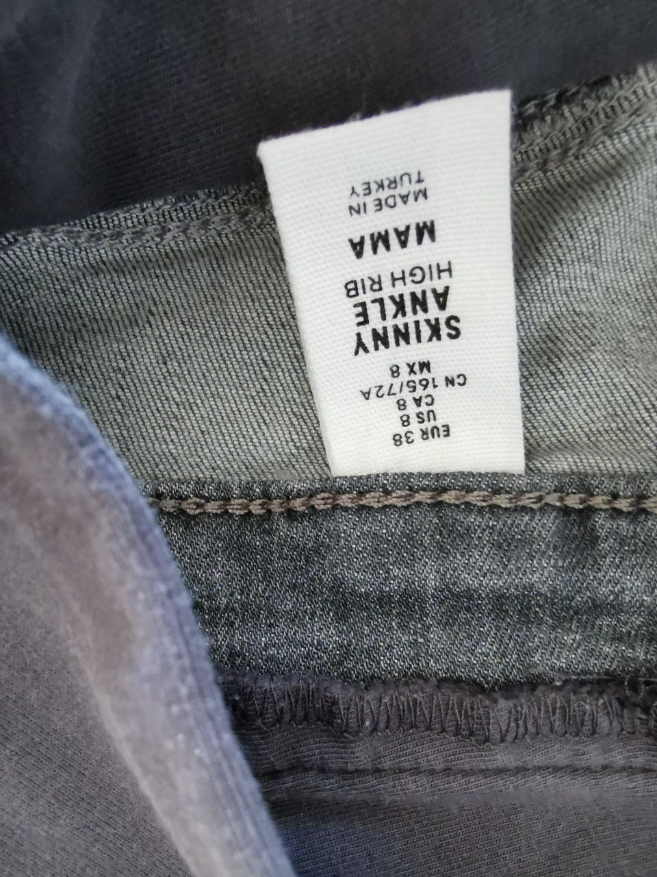 Super jeansy ciążowe h&m mama r. 38