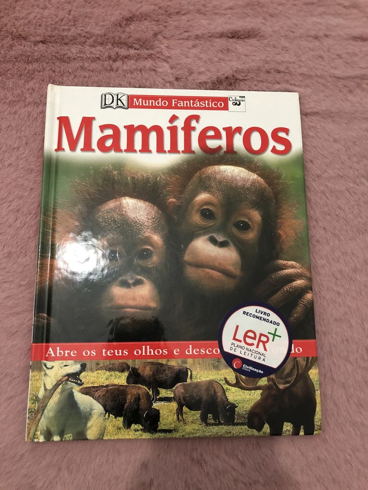 Livro "Mamíferos" - Plano Nacional de Leitura Ler+