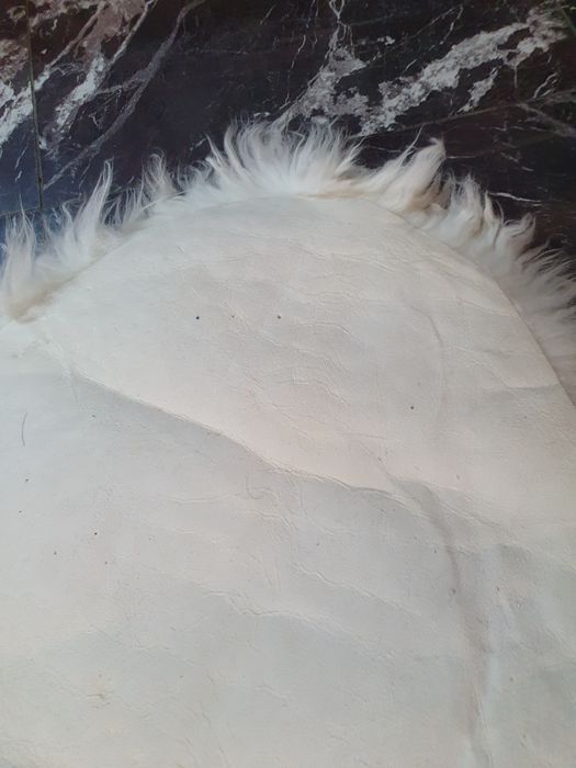 Меховой коврик овечка