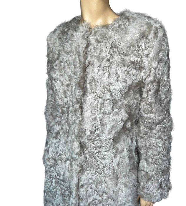 Natures  Collection Piękny Kożuch  Kalgan Lamb Grey-S