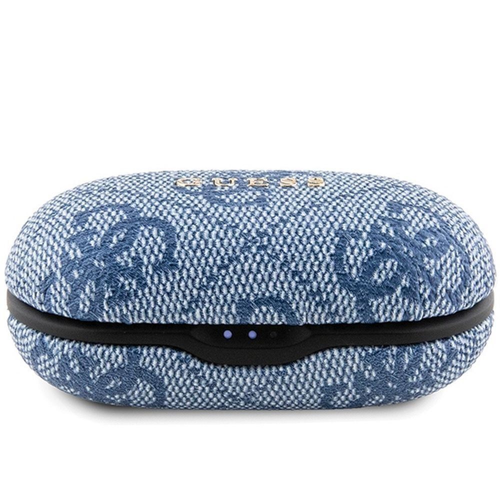 GUESS słuchawki bluetooth TWS ENC GUTWSP4EGB (4G Metal) niebieskie