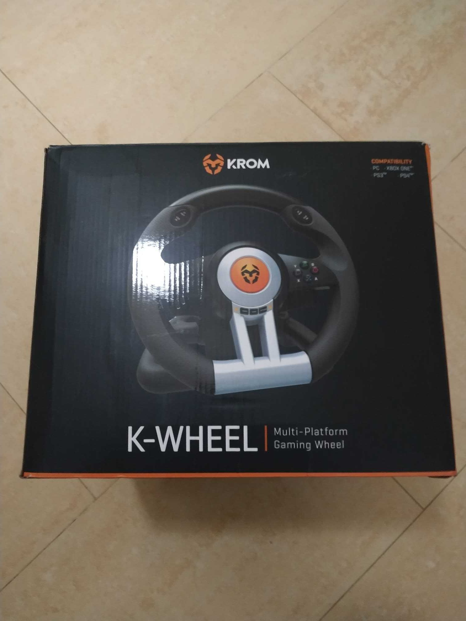 Krom K-Wheel + Kumite – Setup Completo, Excelente Estado, Pouco Uso