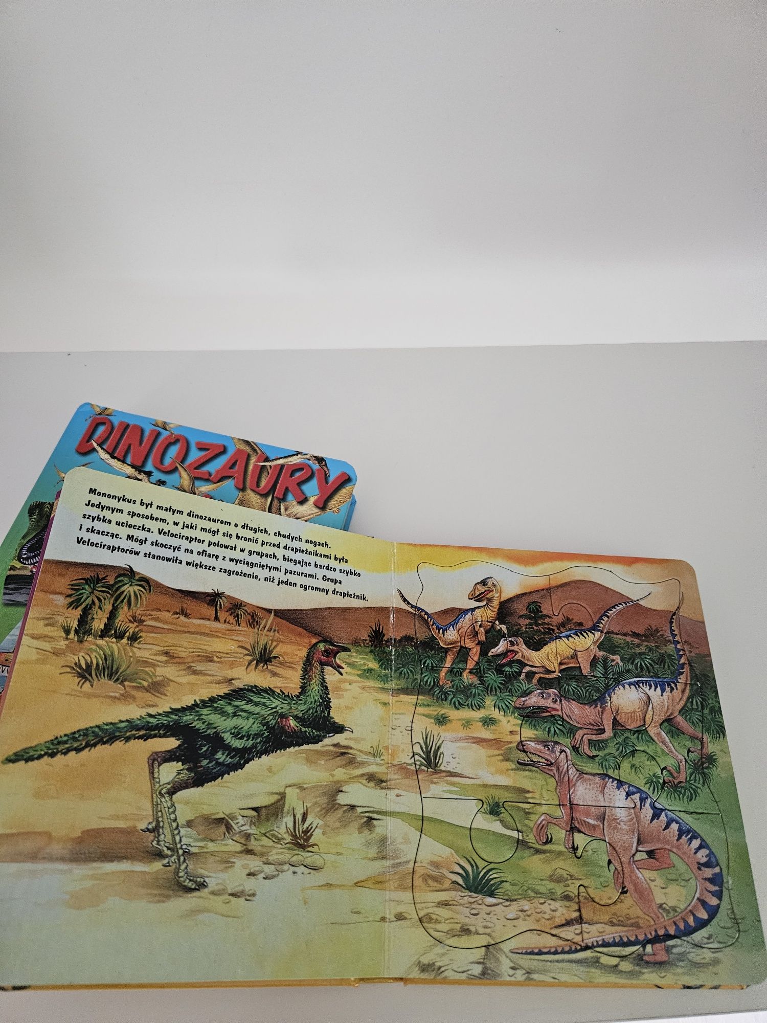Książeczki puzzle dinozaury