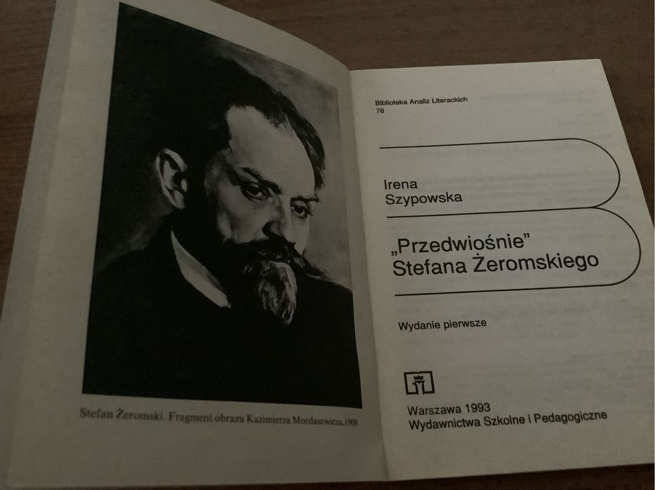 Przedwiosnie stefana zeromskiego irena szypowska