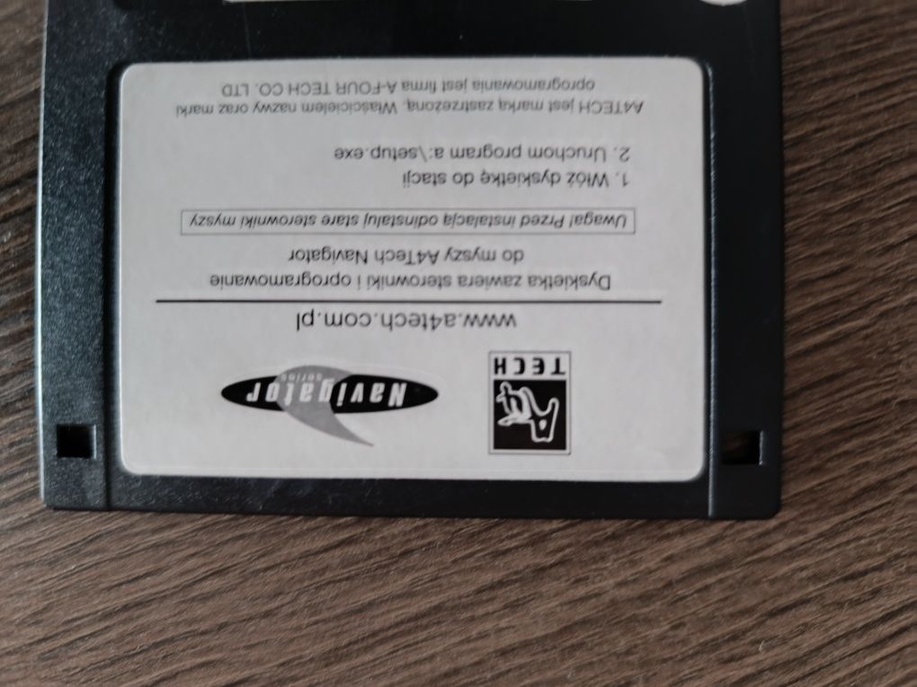 Dyskietka A4 tech Navigator. Sterowniki i oprogramowanie do myszy