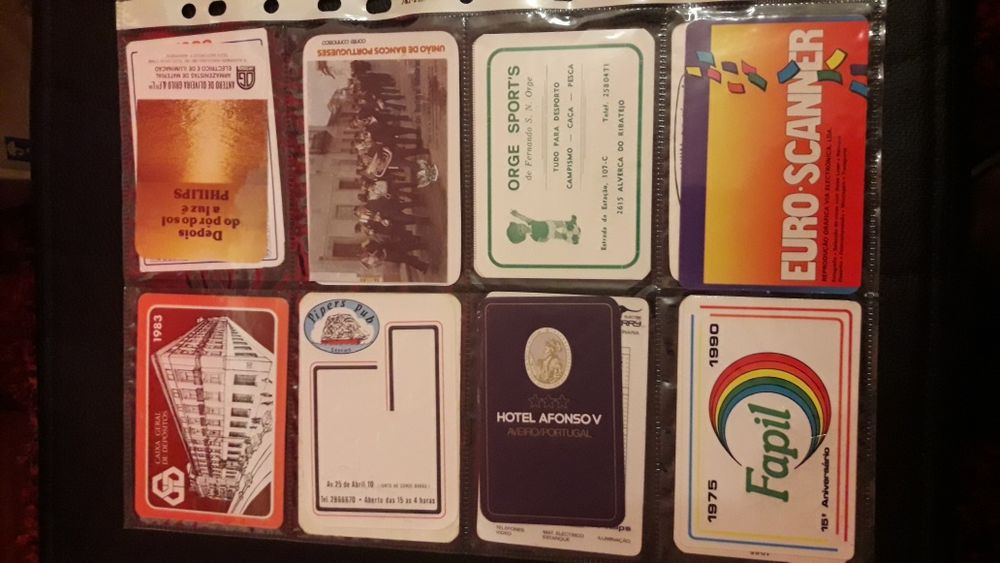 Coleção 157 calendários desde 1980